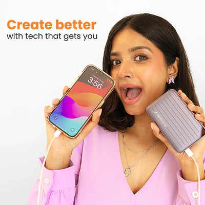 Compact Poerbank for Content Creators - Ambrane India
