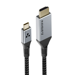 Braided 4K Quality Type C to HDMI Cable - Ambrane India