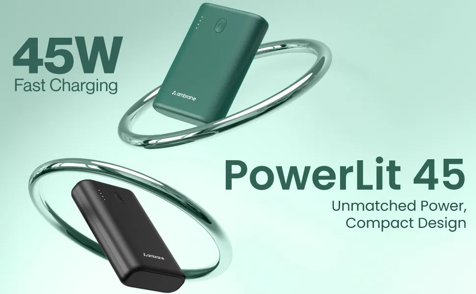 PowerLit 45 Pocket Power Bank - Ambrane India