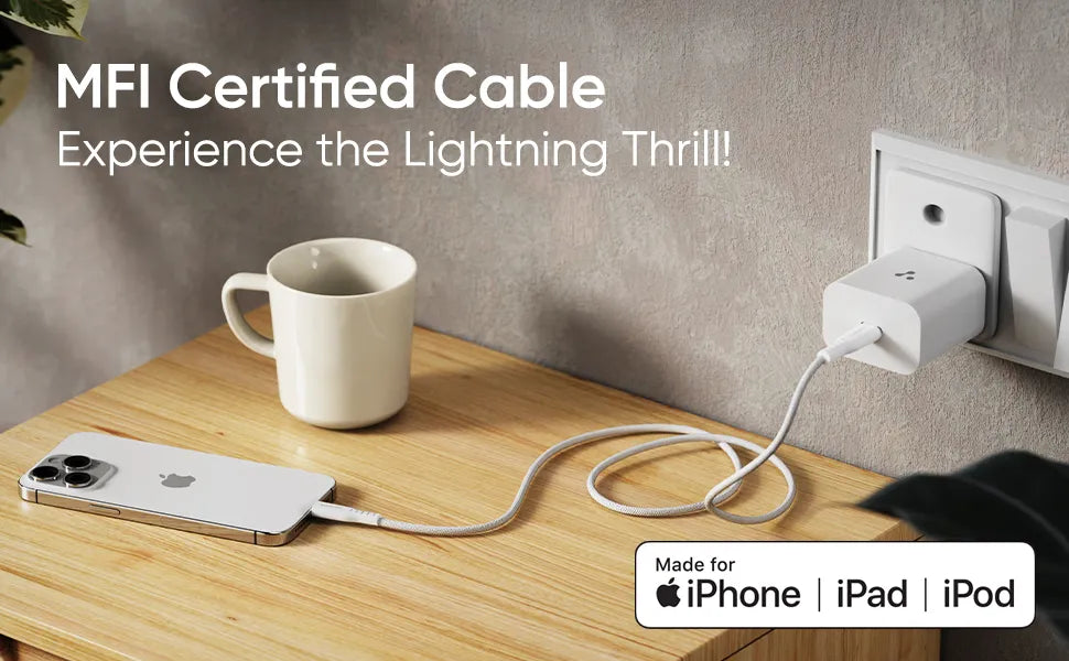 MFI Certified Type C to Lightning Cable - AMbrane India