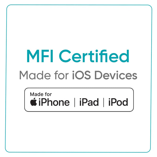 MFI Certified Fast Charging Cable for iOS Devices - Ambrane India
