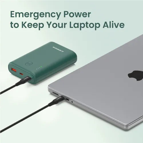 PowerLit 45 Pocket Power Bank for Type C Laptop - Ambrane India