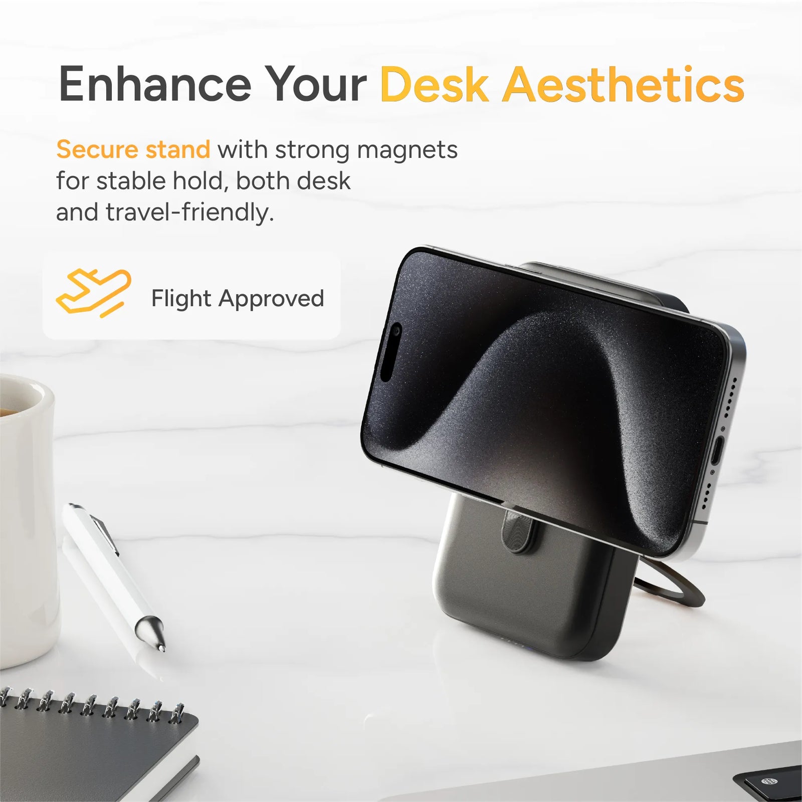 Magnetic car mount with integrated wireless charger – Ambrane India