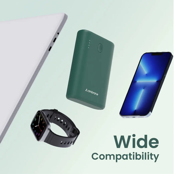 PowerLit 45 Pocket Power Bank Compatible with Multiple Devices - Ambrane India