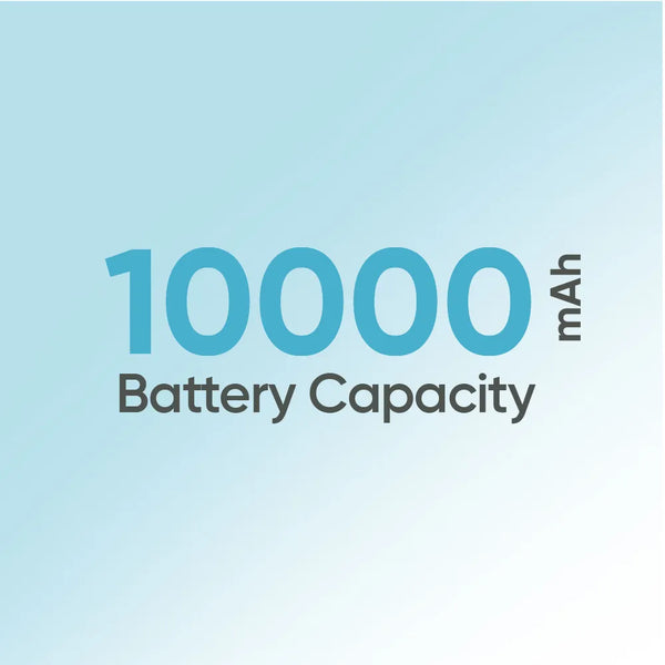 10000mAH Battery Capacity