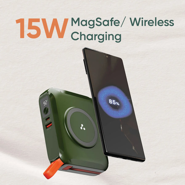 Ambrane Aerosync 65 - 15W Magsafe & Wireless Charging