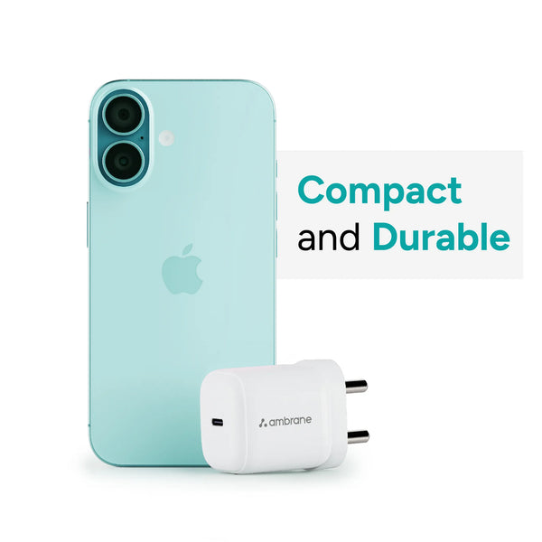 Compact Charge i45 Charging Adapter - Ambrane India