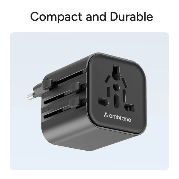 Compact ATA-03 Universal Travel Adaptor - Ambrane India
