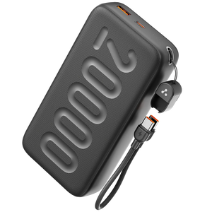 High-capacity 20000 mAh power bank with dual ports – Ambrane India