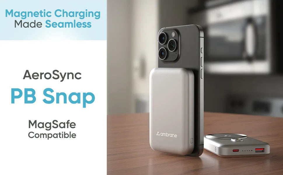 Aerosync Powerbank Snap - Ambrane India