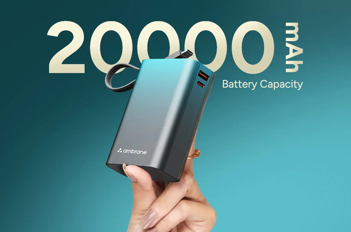 Ambrane MiniCharge 20 with 20000 mAh Battery