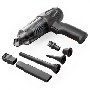 Minivac02 portable handheld vacuum cleaner in black – Ambrane India