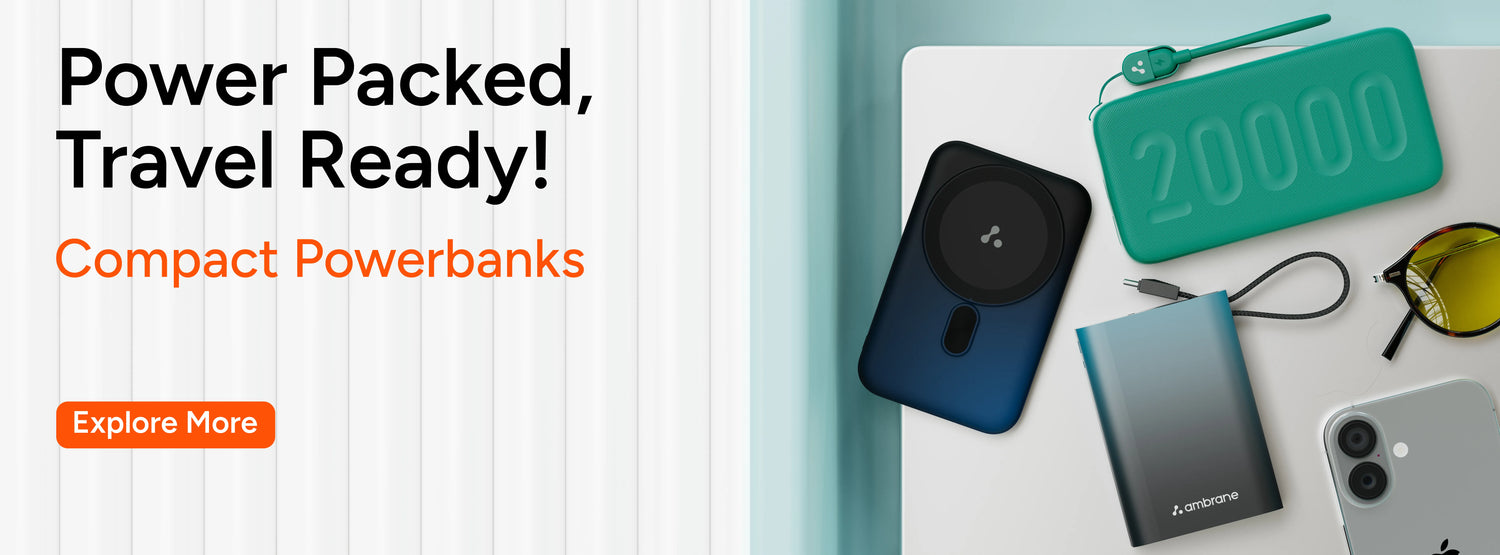 Travel Ready Compact Powerbanks - Ambrane India