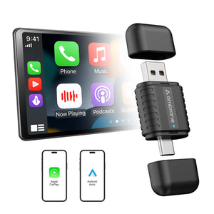 Wireless CarPlay and Android Auto adapter for vehicles – Ambrane India