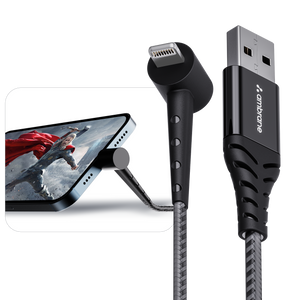 Lightning charging cable with mobile stand
