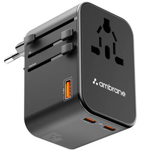 Travel adapter with 1840W fast AC socket