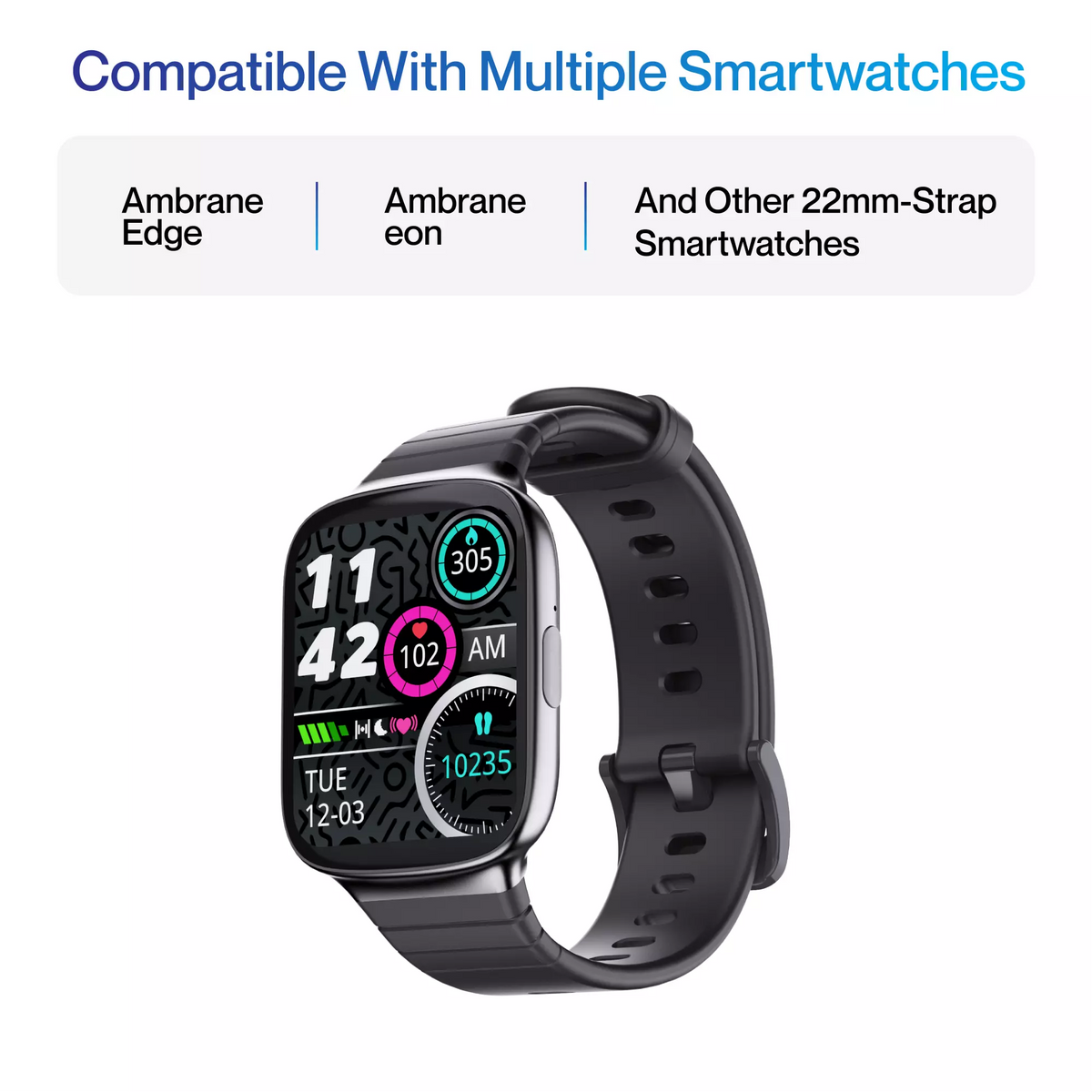 Ambrane fitness band sales