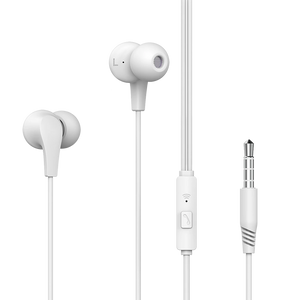 EP-56 wired earphones white – Ambrane India