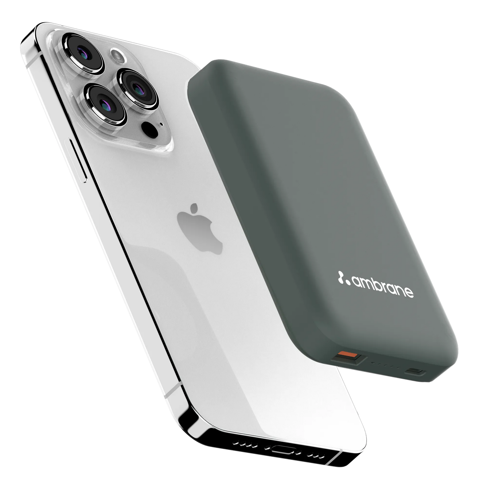 Magnetic Wireless Power Bank for iPhone Green Color - Ambrane India