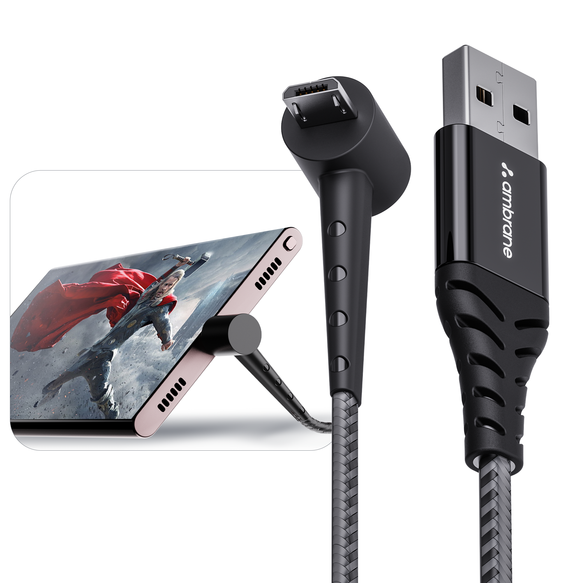 Standing Micro USB Cable