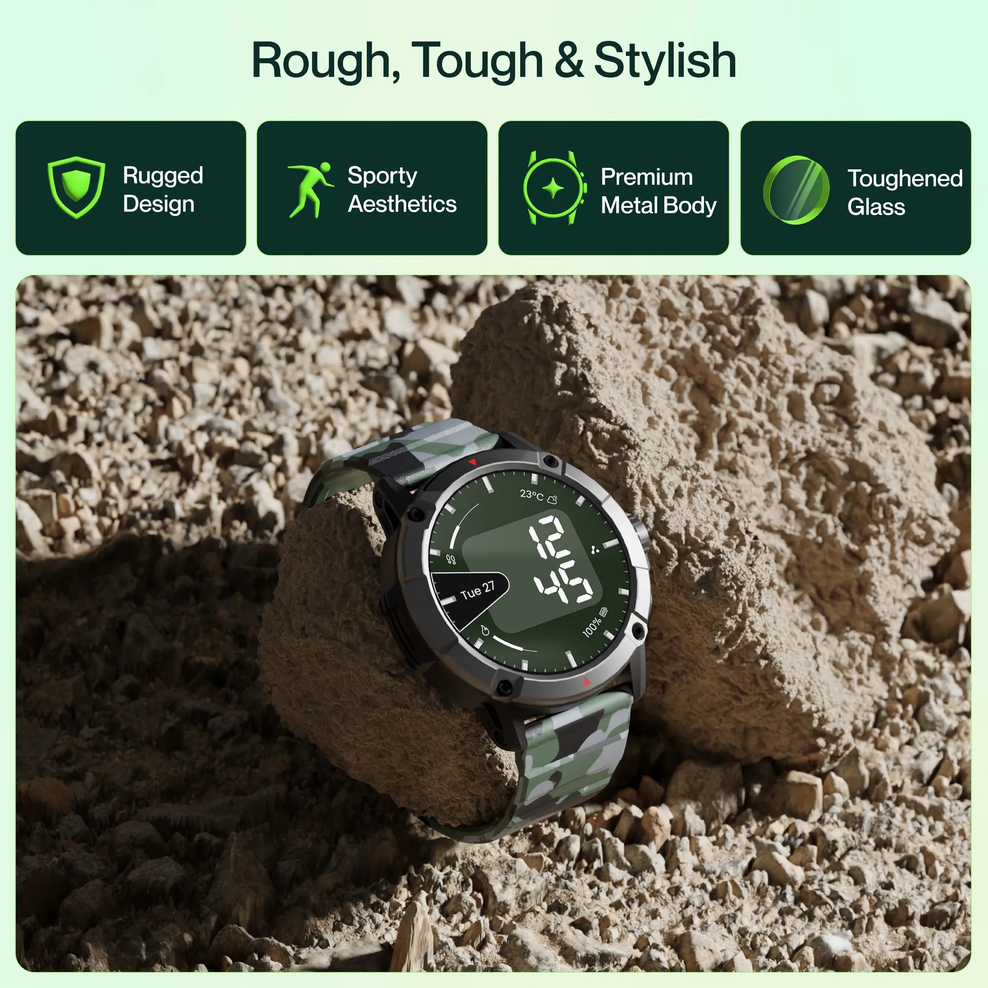 Ambrane FitShot Surge Smartwatch launched for Rs. 1999