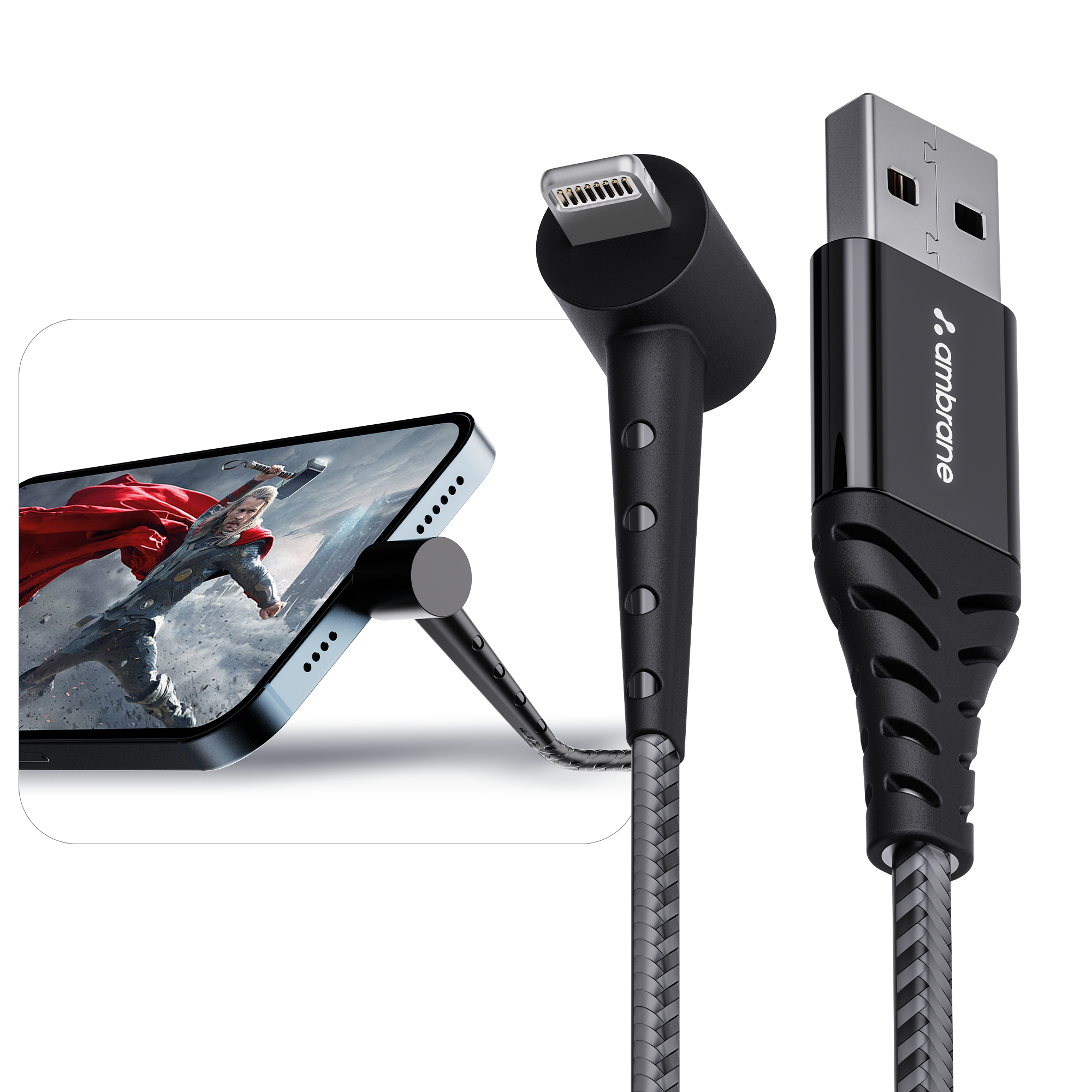 Standing Lightning Cable