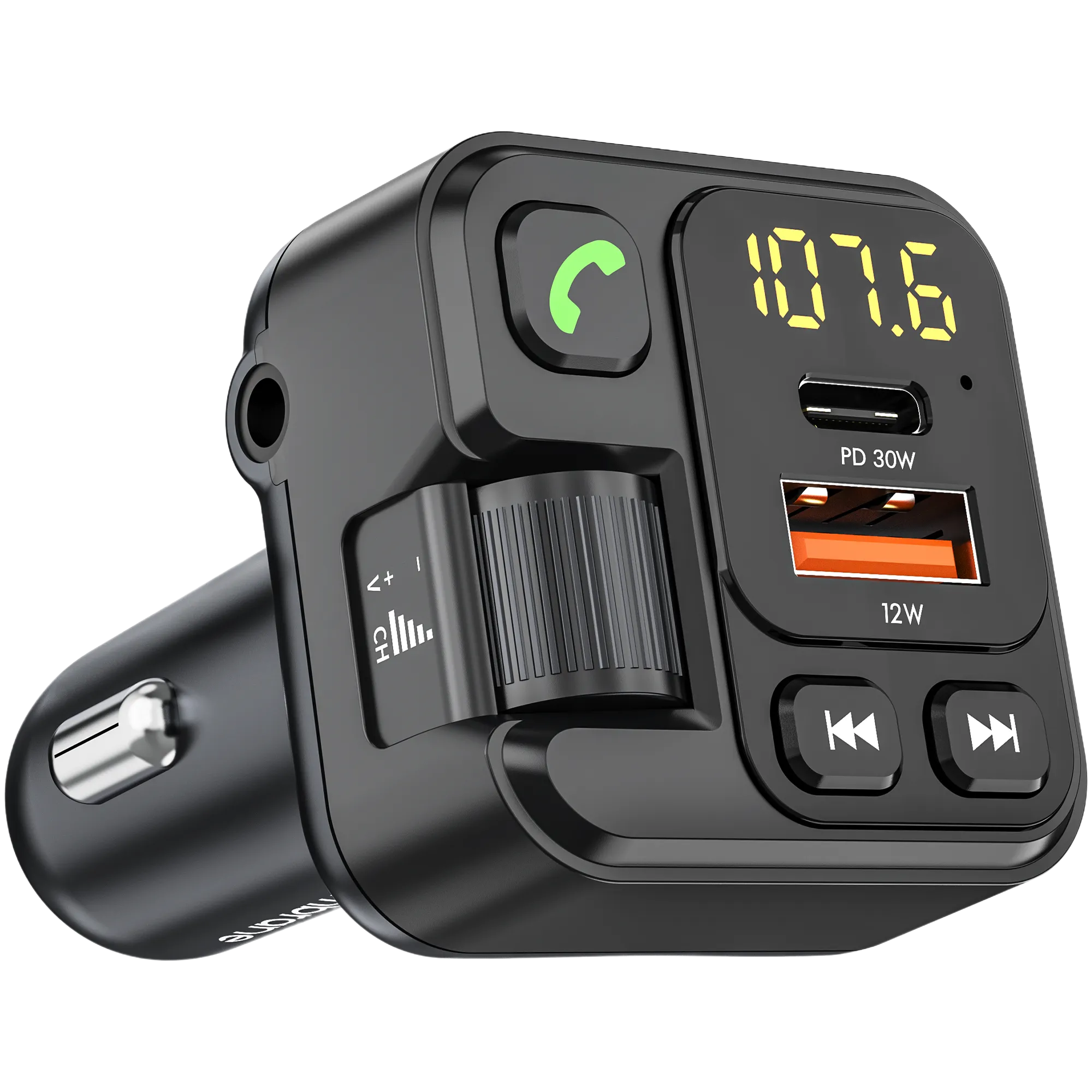 Bluetooth 5.0 FM Transmitter for Car - Tendak Cigarette Lighter Car Bl