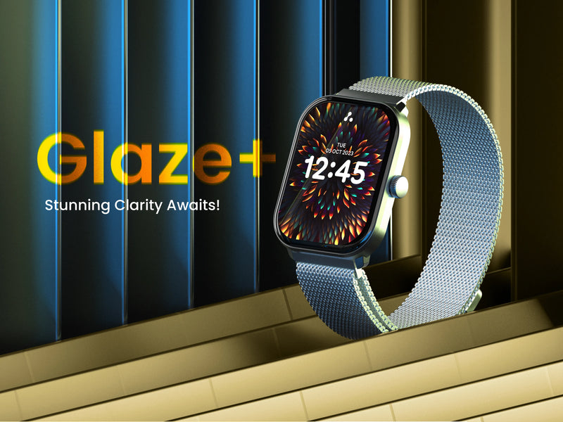 Ambrane Glaze+ with 2.01  Amoled display Smartwatch