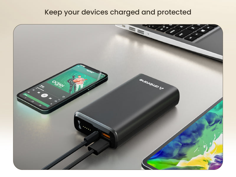 Ambrane Stylo 20K 20000mAh Polymer Battery Powerbank