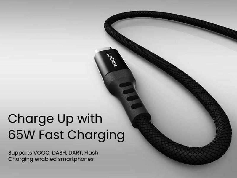 Ambrane 1.2 Meter Type C Cable