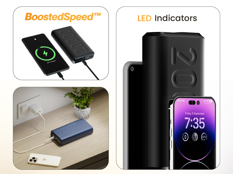 Ambrane Stylo 20K 20000mAh Polymer Battery Powerbank