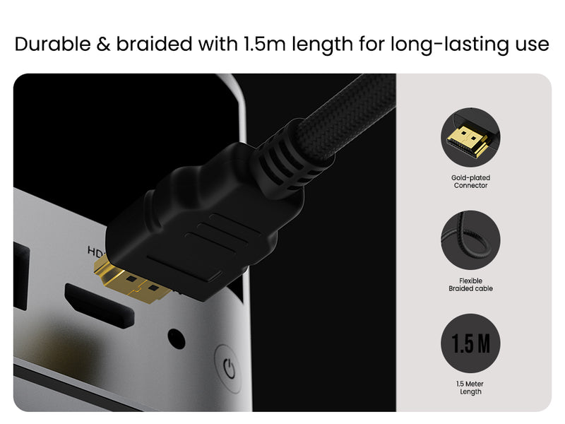 Ambrane 1.5 Meter HDMI Cable