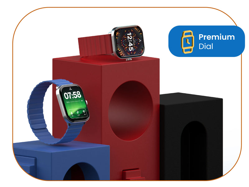 Ambrane Glaze+ with 2.01 Amoled display Smartwatch