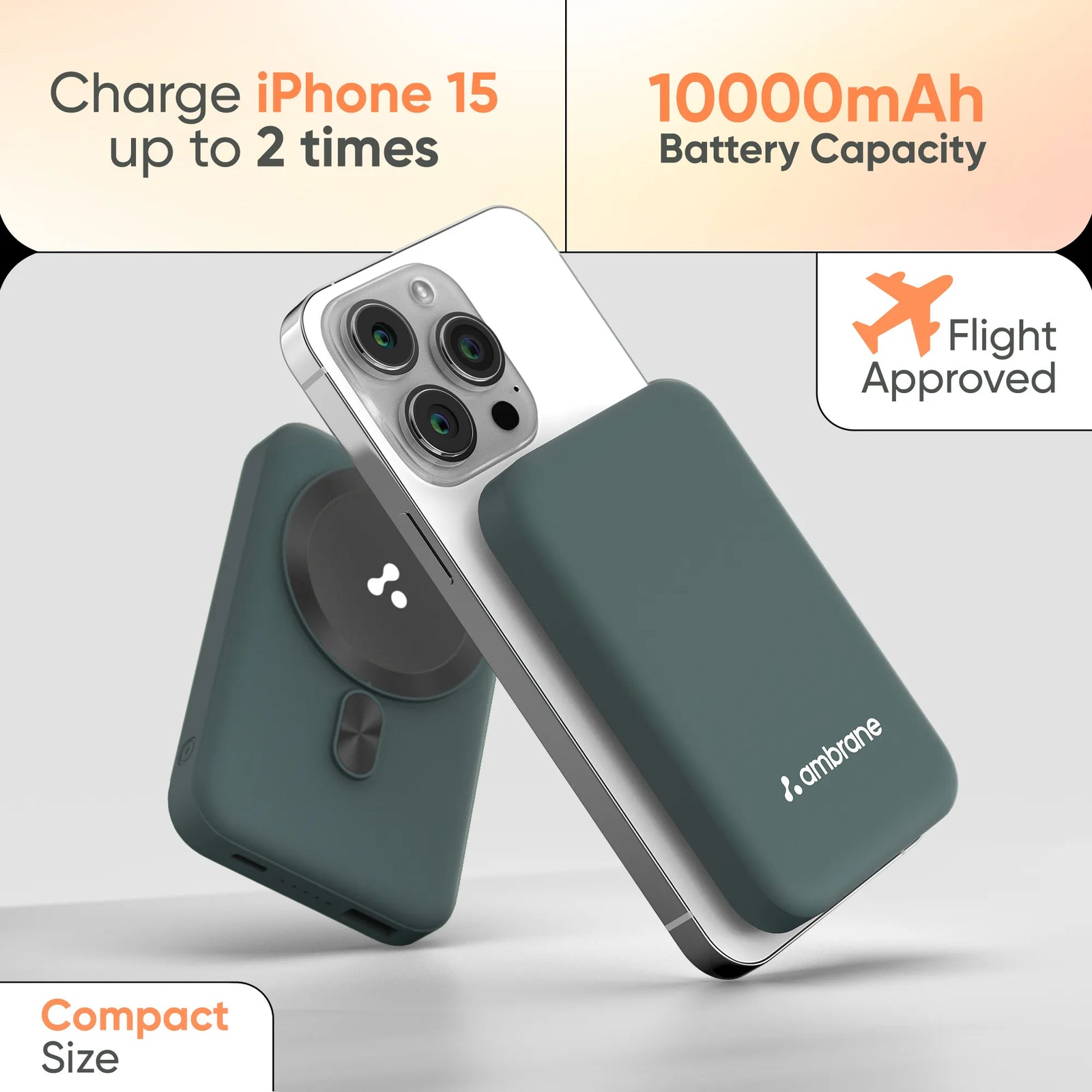 Wireless Magnetic Power Bank - Ambrane India