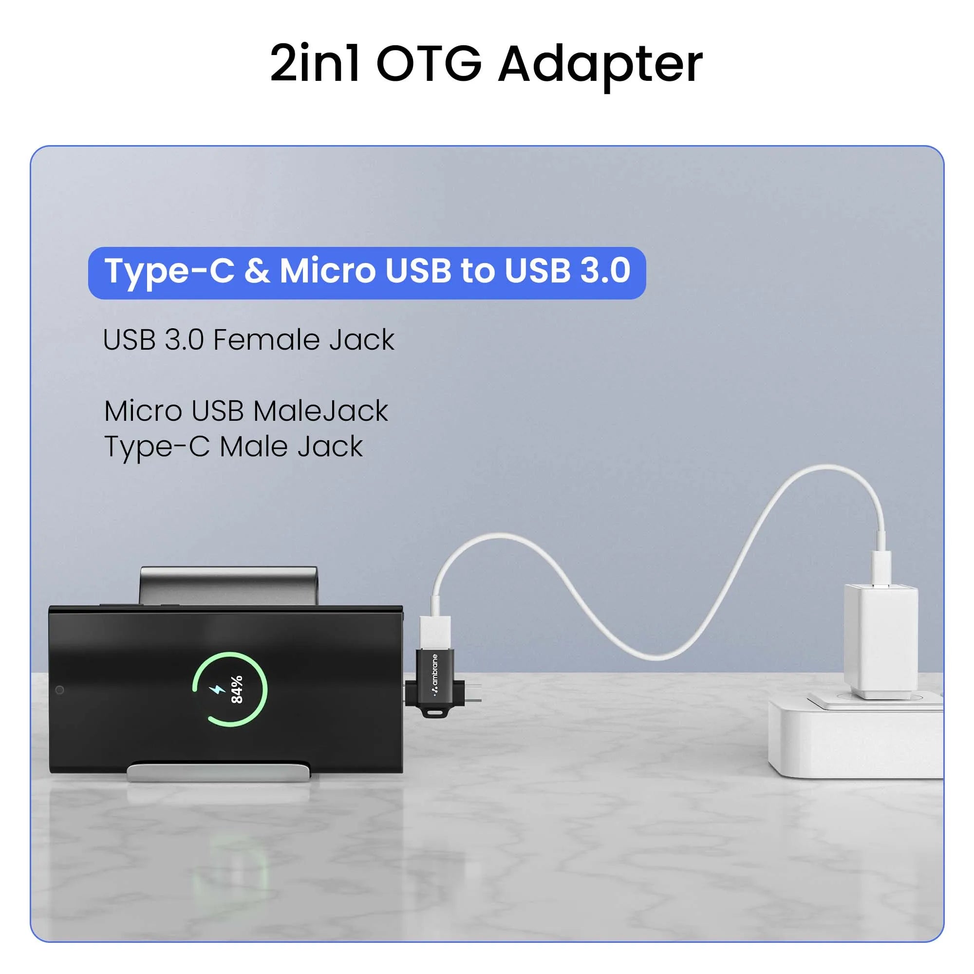 2 in 1 OTG Adapter