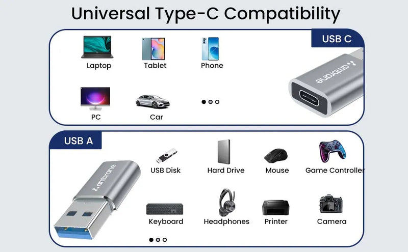 Type C to USB OTG Adapter – Ambrane India