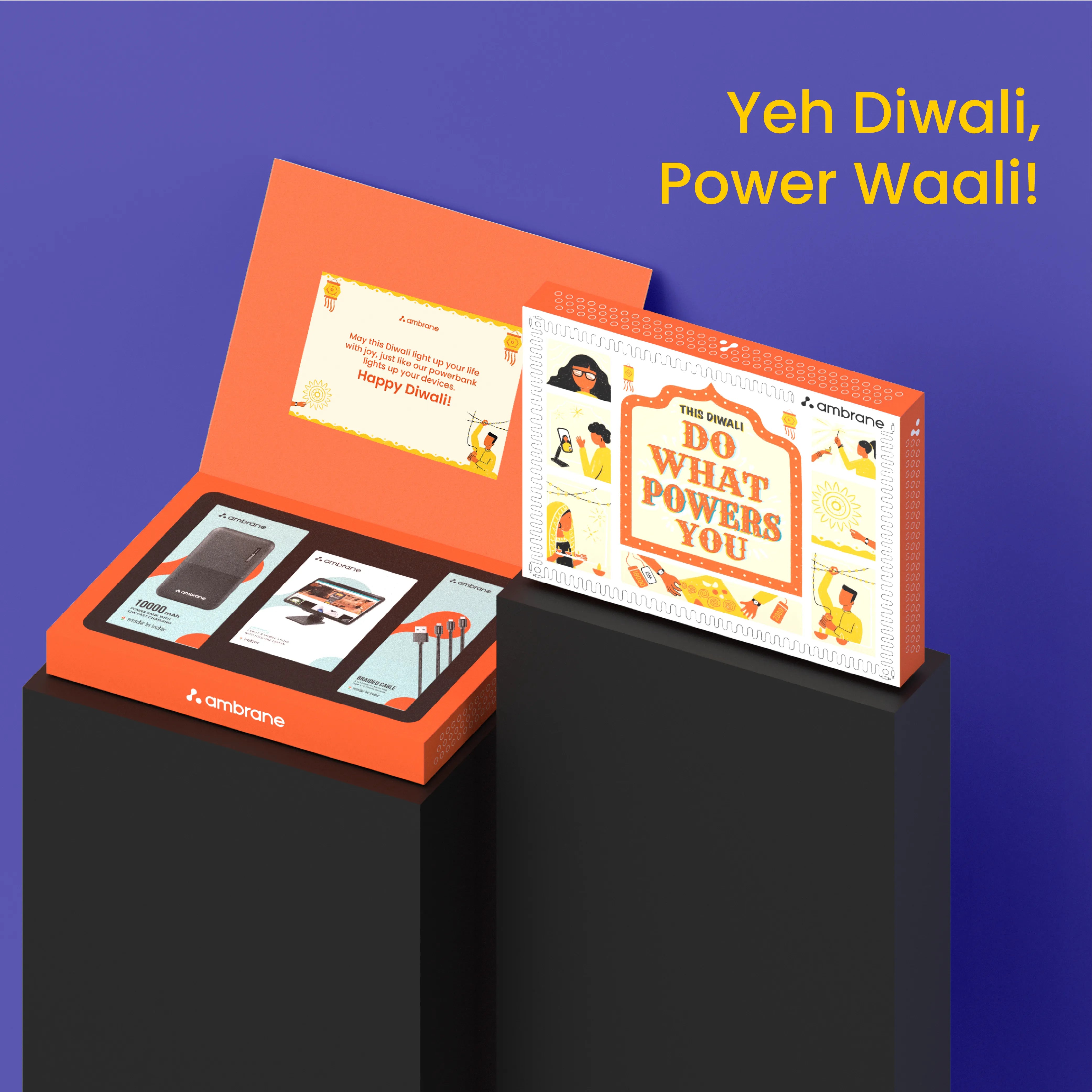 Ambrane Power Diwali Gift Box