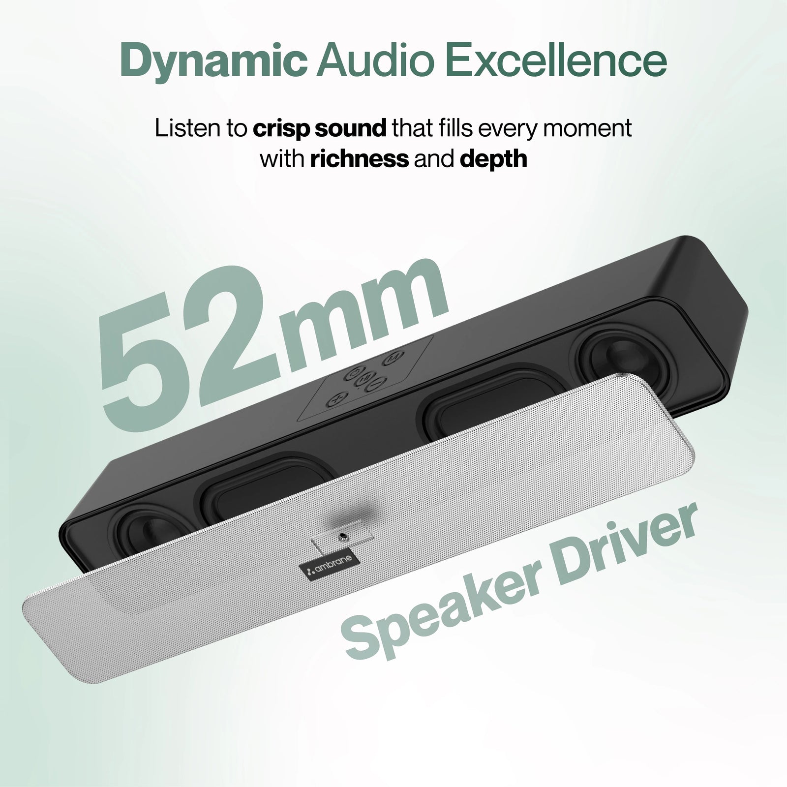 Evoke Wave portable Bluetooth speaker – Ambrane India
