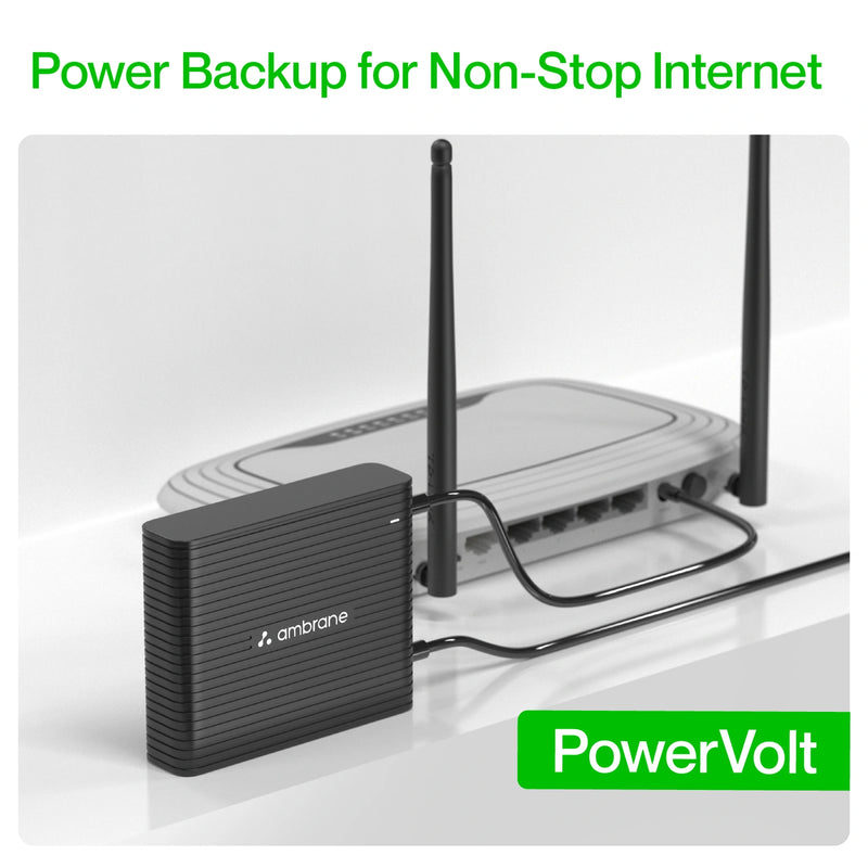 Ambrane PowerVolt Router UPS for Wifi Routers
