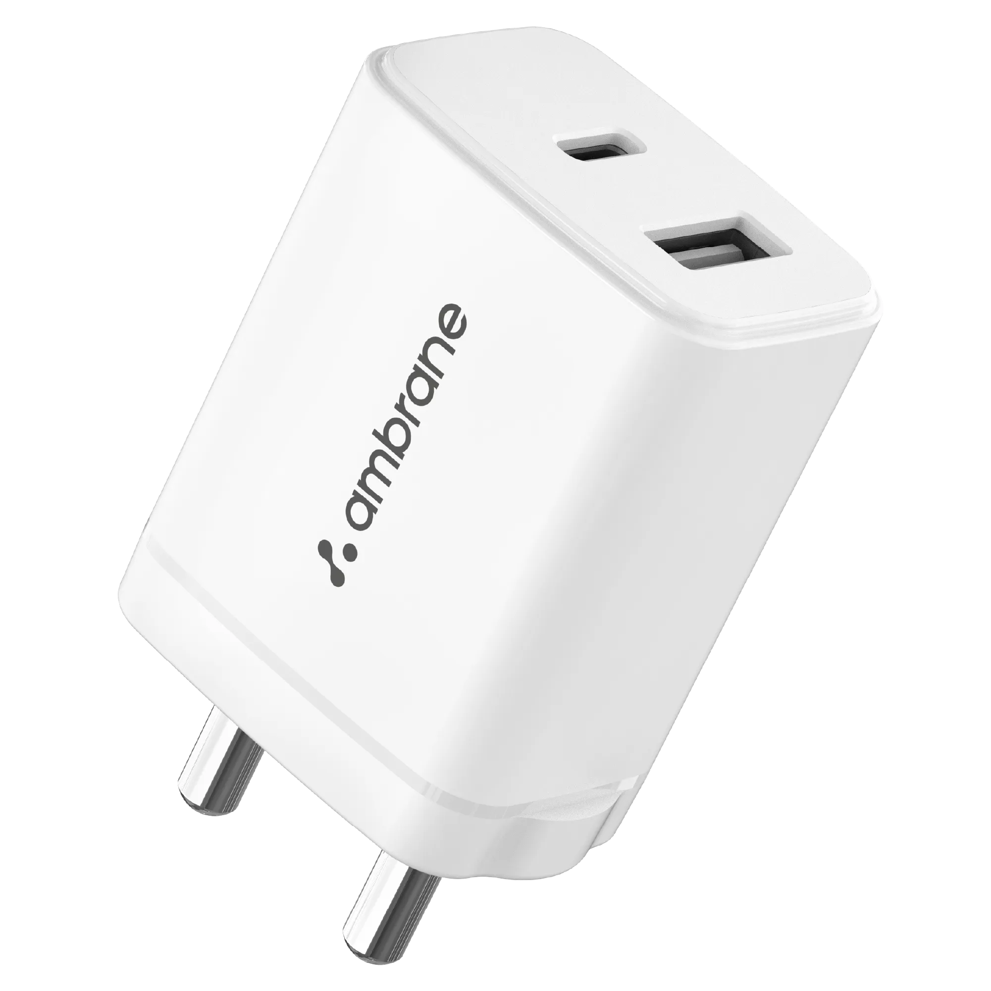 White fast charging gan charger