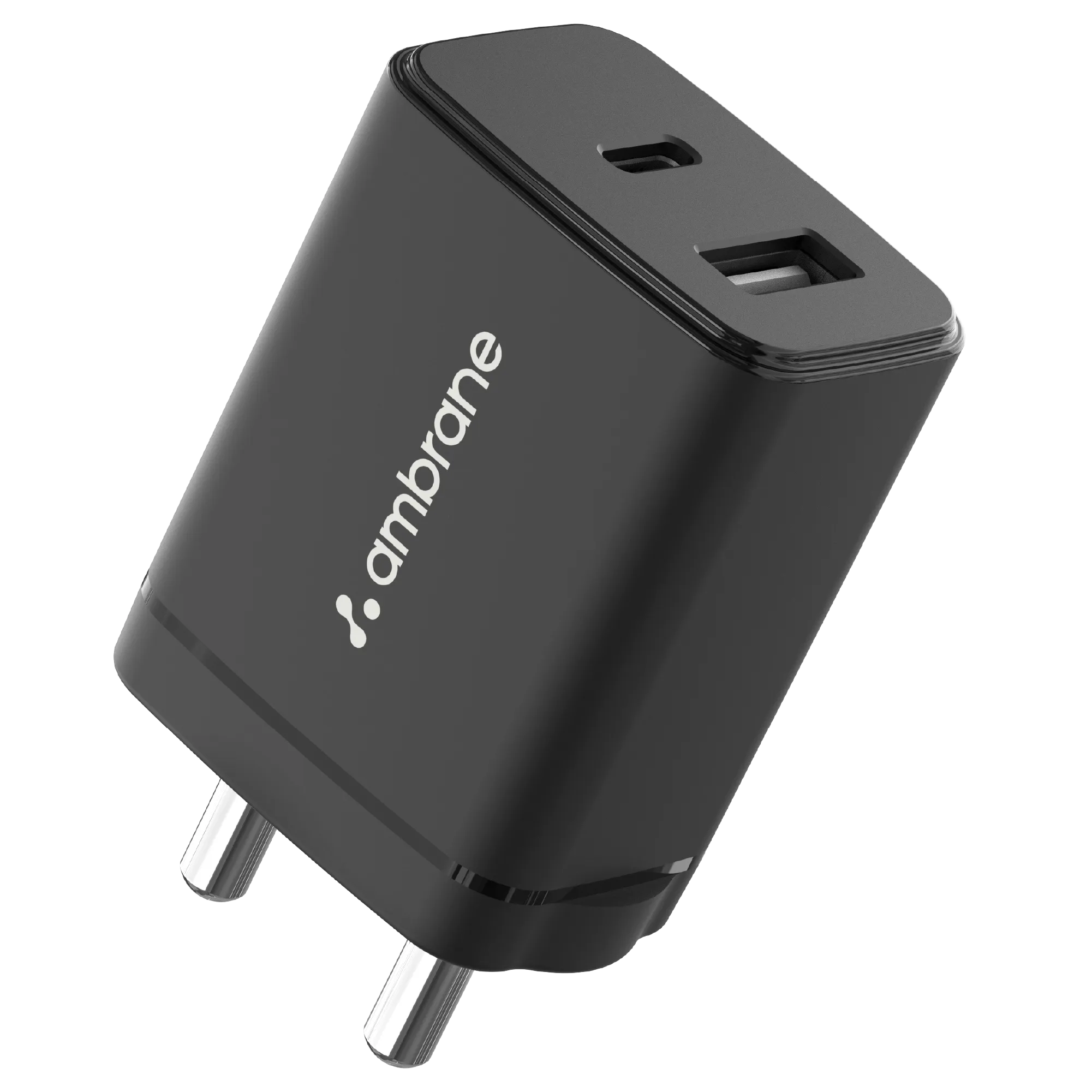 30W black gan laptop charger