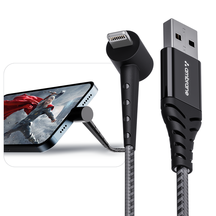 Ambrane Standing Lightning Cable Online at Best Price