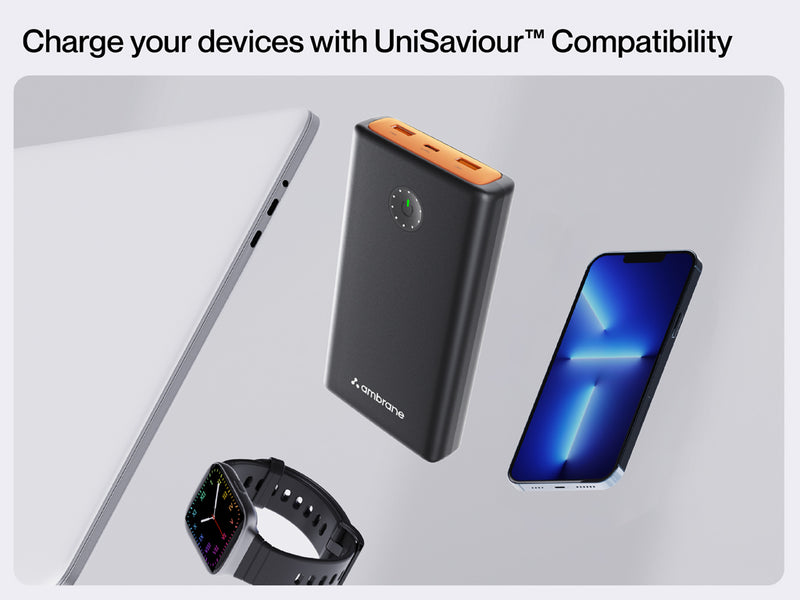 Ambrane Powerlit Ultra 25000mAh 100W BoostedSpeed Power Bank