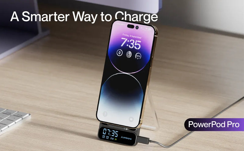 Ambrane Powerpod Pro 15W BoostedSpeed Wireless Charger