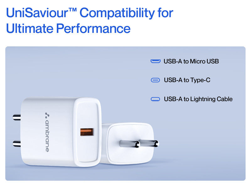 Ambrane AWC25 25W BoostedSpeed Charger