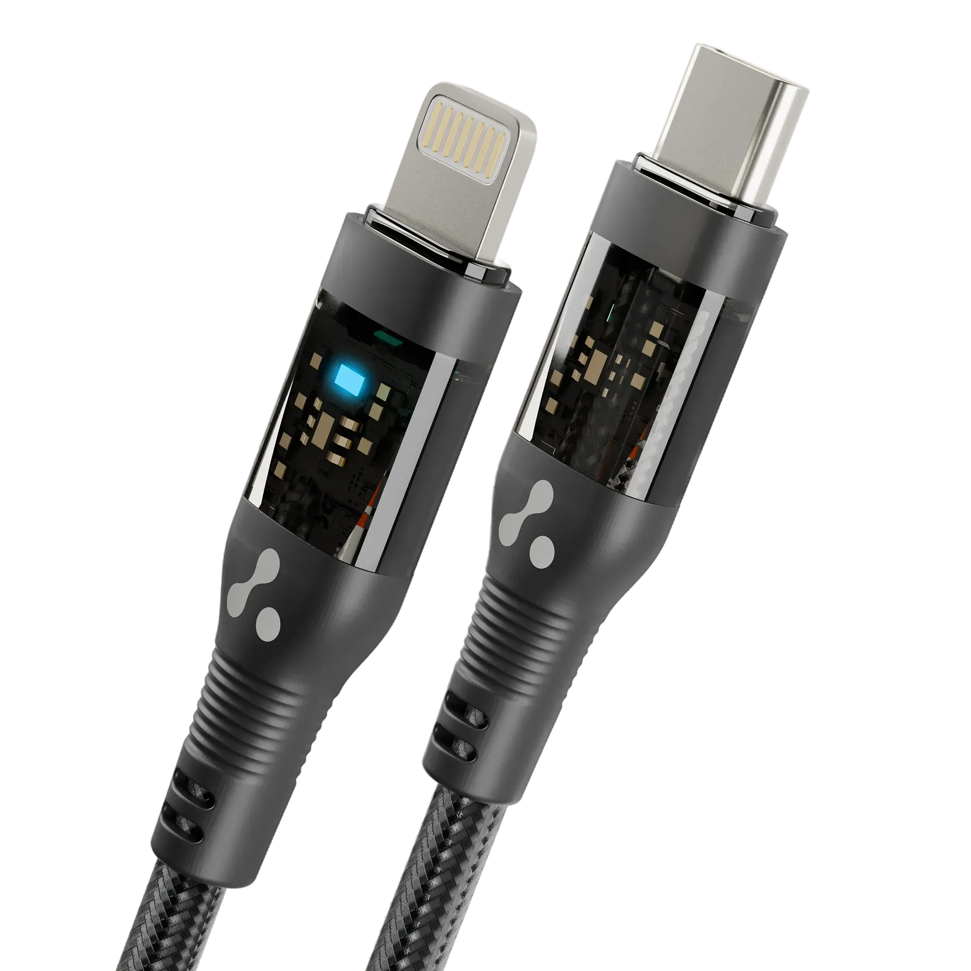 Type C to Lightning Cable with LED Indicator