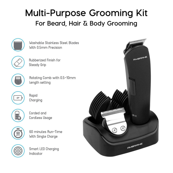 Ambrane Cruiser Mini - Multi-Purpose Grooming Kit - AmbraneIndia