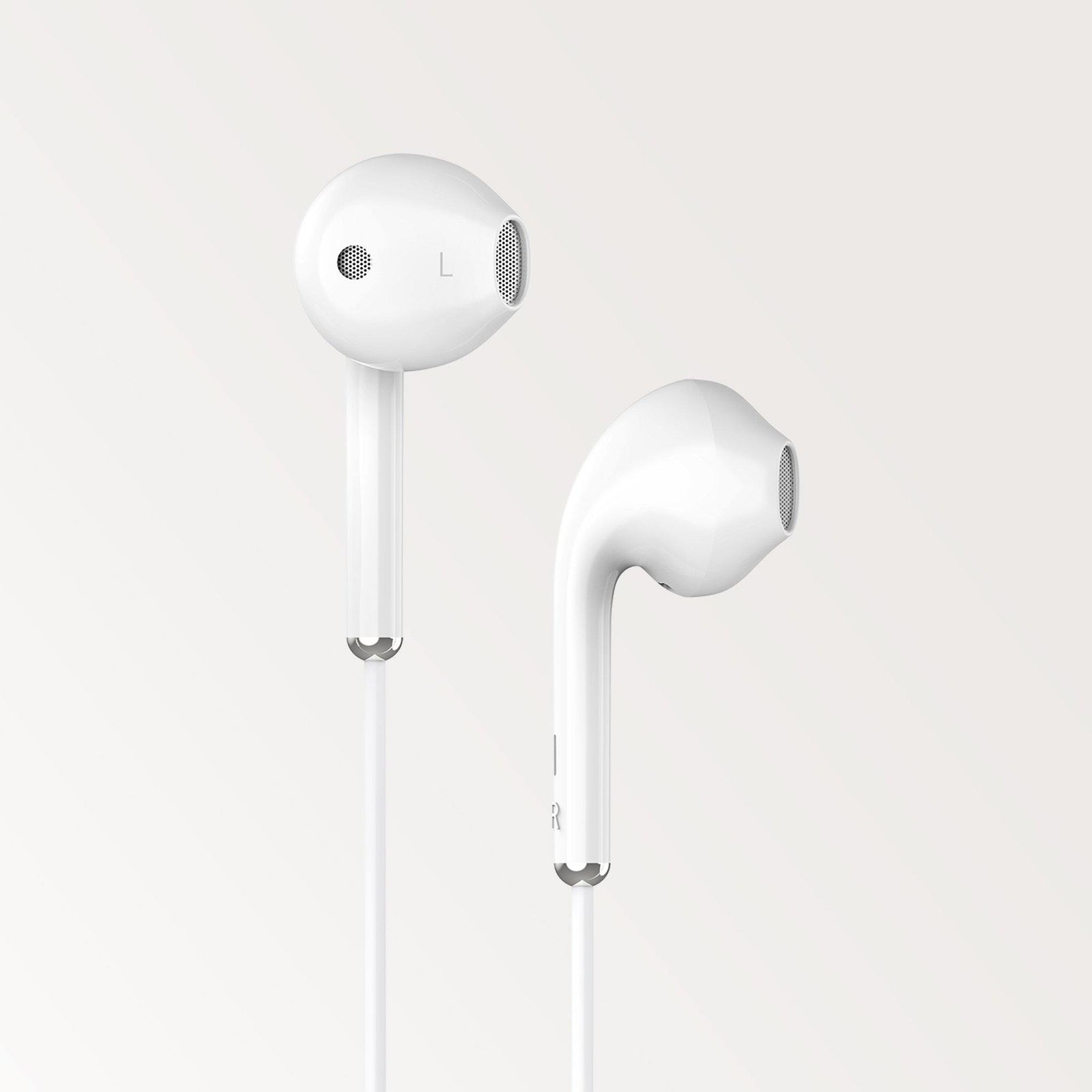 EP-38 Wired Earphones (White) - AmbraneIndia