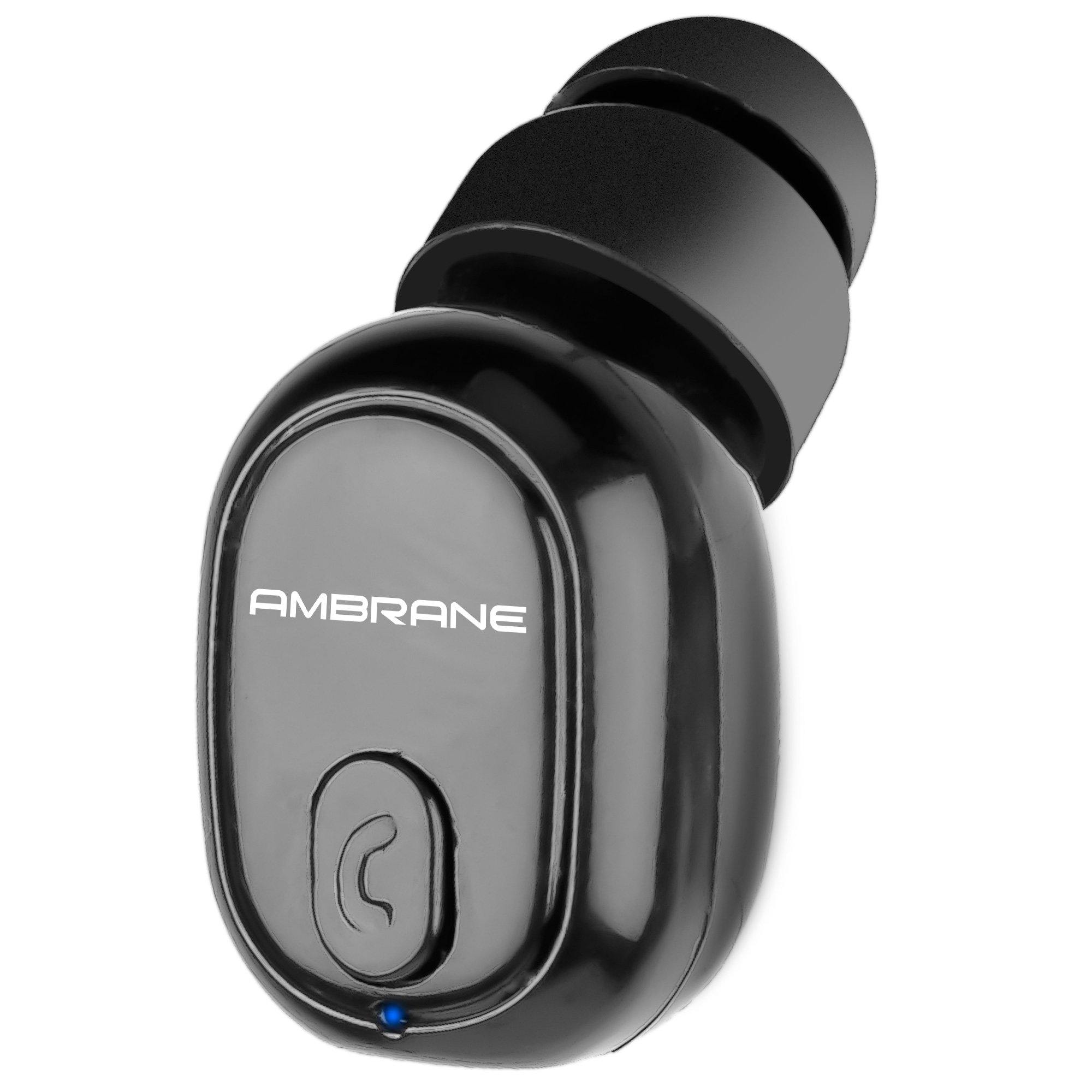H9 In-Ear Mono True Wireless Earbud (Black) - AmbraneIndia