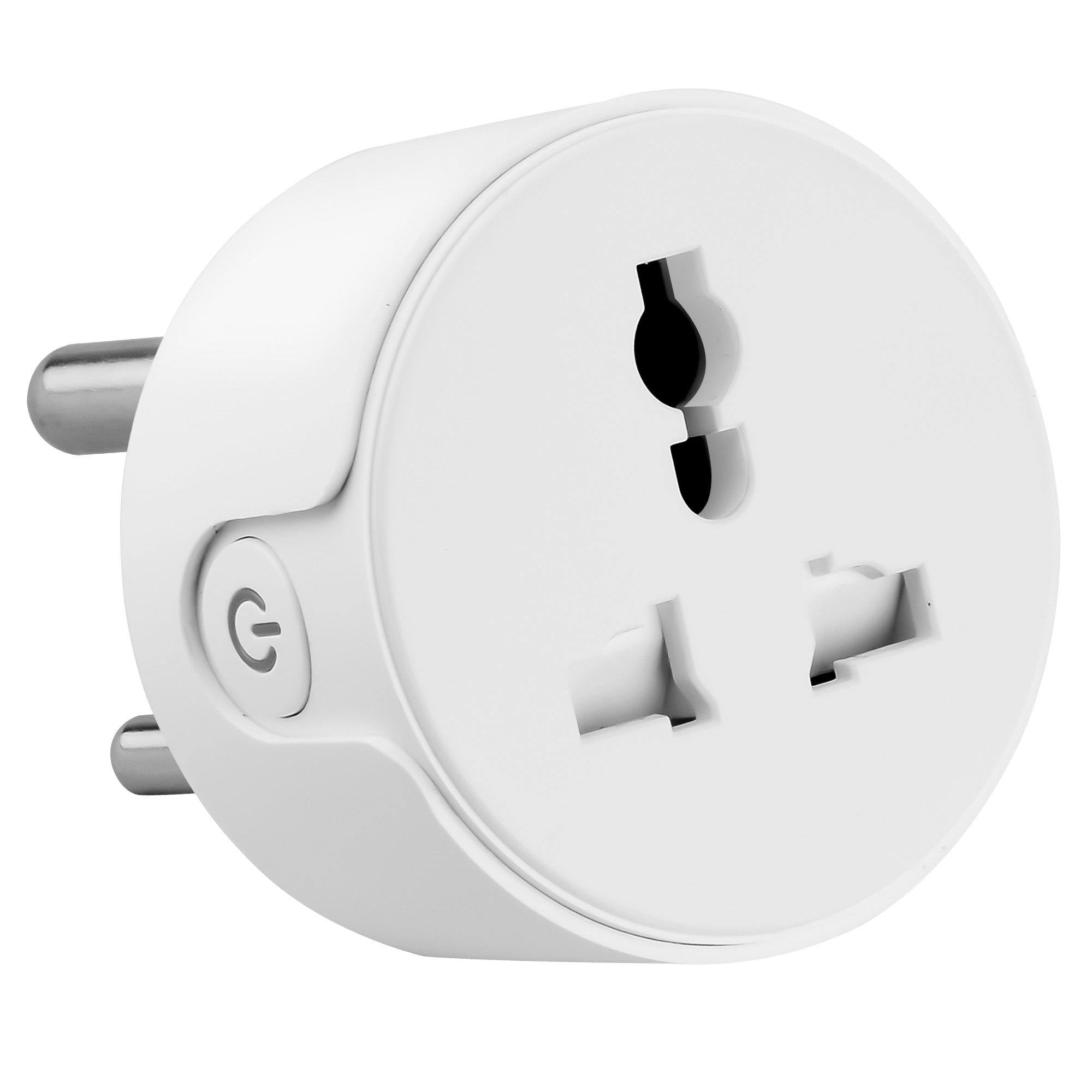 Ambrane WiFi Smart Plug 10A - Control Your Devices from Anywhere, No Hub Required, Works with Amazon Alexa and Google Assistant (ASP-10, White) - AmbraneIndia